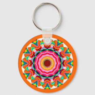 Fractal Mandala Sleutelhanger