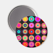 Fractal Mandalas Magneet (Voorkant / Achterkant)