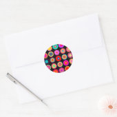 Fractal Mandalas Ronde Sticker (Envelop)