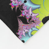 Fractal Mandelbrot Multicolor Fleece Deken (Hoek)