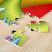 Fractal Mandelbrot Multicolor Legpuzzel (Zijkant)