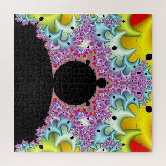 Fractal Mandelbrot Multicolor Legpuzzel (Horizontaal)