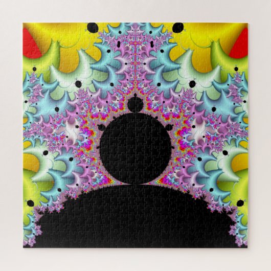 Fractal Mandelbrot Multicolor Legpuzzel (Verticaal)