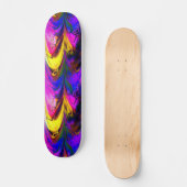 Fractal Marble7A Skateboard (Voorkant)