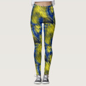 Fractal Marble 4-21 Leggings (Voorkant)