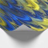 Fractal Marble 4-21 Wrapping Paper Cadeaupapier (Hoek)