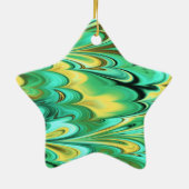 Fractal Marble 6-2 Keramisch Ornament (Achterkant)