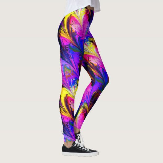 Fractal Marble 7A Leggings (Rechts)
