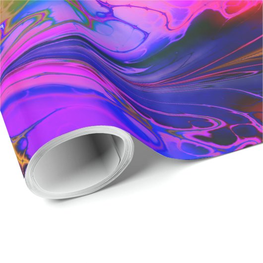 Fractal Marble 7A Wrapping Paper Cadeaupapier (Rol Hoek)