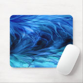 Fractal Marble Blue Mousepad Muismat (Met muis)