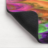 Fractal Marble Rainbow Mousepad Muismat (Hoek)