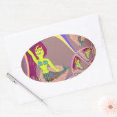 Fractal Mermaid Fantasy Stickers (Envelop)
