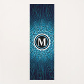 Fractal met monogram yogamat (Voorkant)