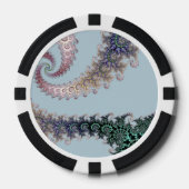 Fractal MF spiraal Pokerchips (Voorkant)