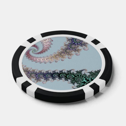 Fractal MF spiraal Pokerchips (Enkel)