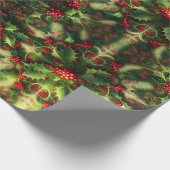 Fractal Mistletoe Cadeaupapier (Hoek)