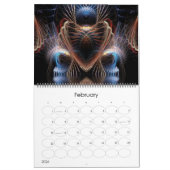 Fractal MiX ARTS 12 maanden wandkalender Kalender (Feb 2026)
