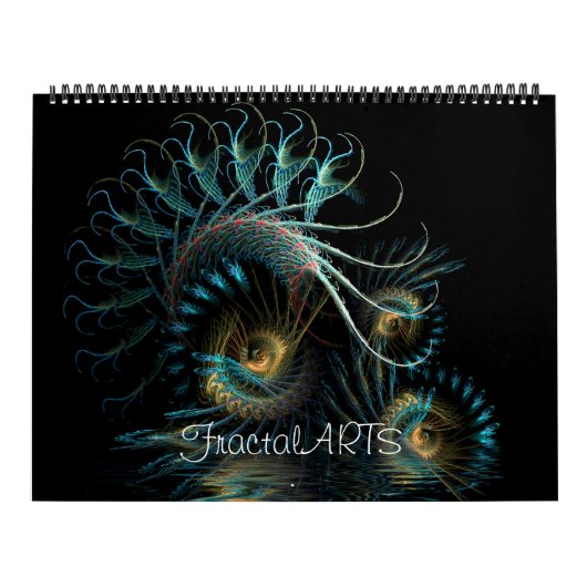 Fractal MiX ARTS 12 maanden wandkalender Kalender (Hoes)