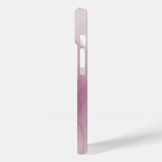 Fractal, moderne Abstracte Berry roze kunst Case-Mate iPhone Case (Achterkant / Links)