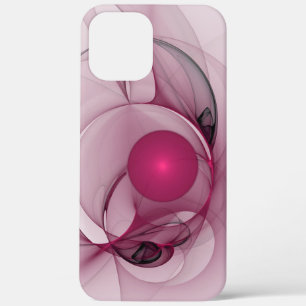 Fractal, moderne Abstracte Berry roze kunst Case-Mate iPhone Case