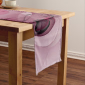 Fractal, moderne Abstracte Berry roze kunst Korte Tafelloper (Voorbeeld)