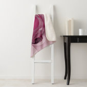 Fractal, moderne Abstracte Berry roze kunst Sherpa Deken (In situ)