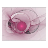 Fractal, moderne Abstracte Berry roze kunst Tafelkleed (Voorkant (Horizontaal))