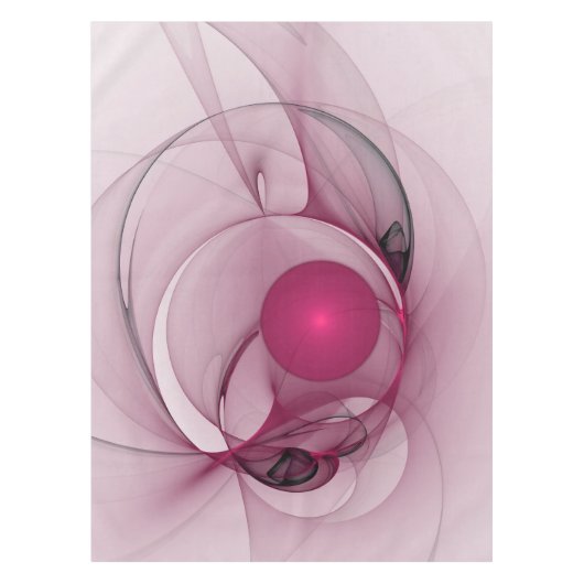 Fractal, moderne Abstracte Berry roze kunst Tafelkleed (Voorkant)