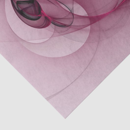 Fractal, moderne Abstracte Berry roze kunst Tissuepapier (Detail)