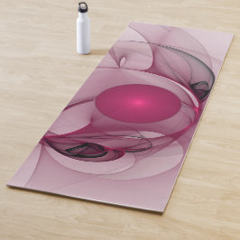 Fractal, moderne Abstracte Berry roze kunst Yogamat