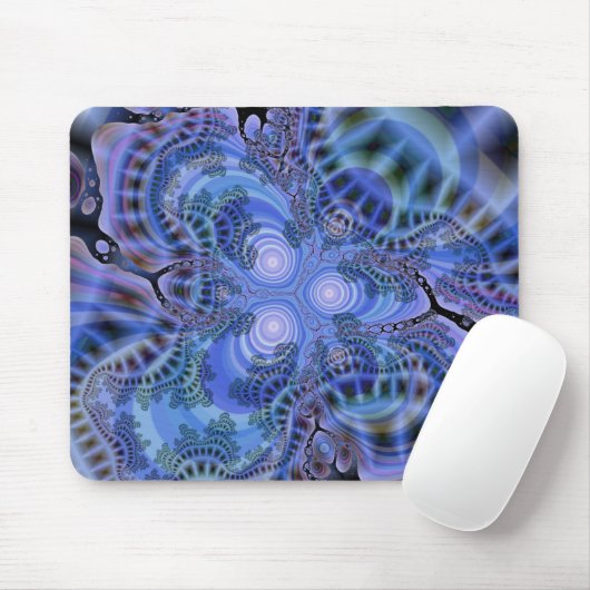 Fractal Mousepad "The Blues" Muismat (Met muis)