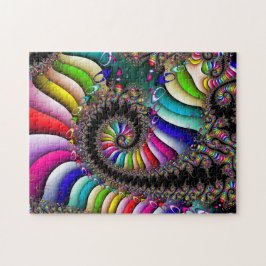 Fractal Multicolor Spiral Legpuzzel