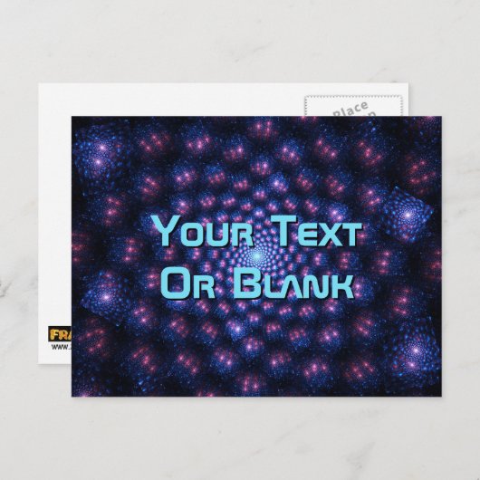 Fractal Multivers Briefkaart (Voorkant / Achterkant)