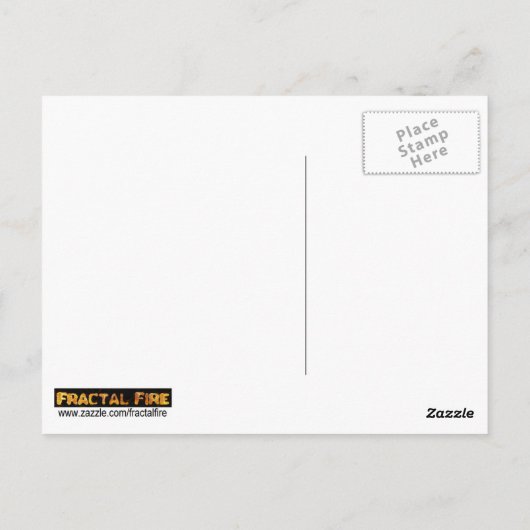 Fractal Multivers Briefkaart (Achterkant)