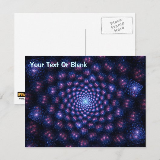 Fractal Multivers Briefkaart (Voorkant / Achterkant)