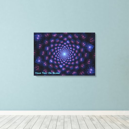Fractal Multivers Canvas Afdruk (Insitu (Houten vloer))