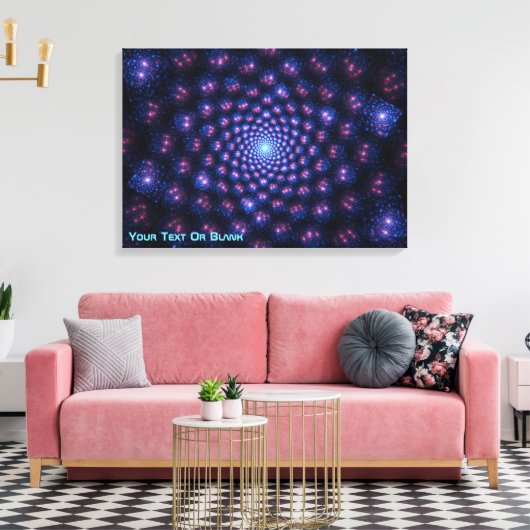 Fractal Multivers Canvas Afdruk (Insitu (Woonkamer))