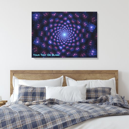 Fractal Multivers Canvas Afdruk (Insitu (Slaapkamer))
