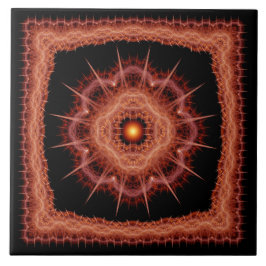 Fractal mystical prINSET patroon Tegeltje