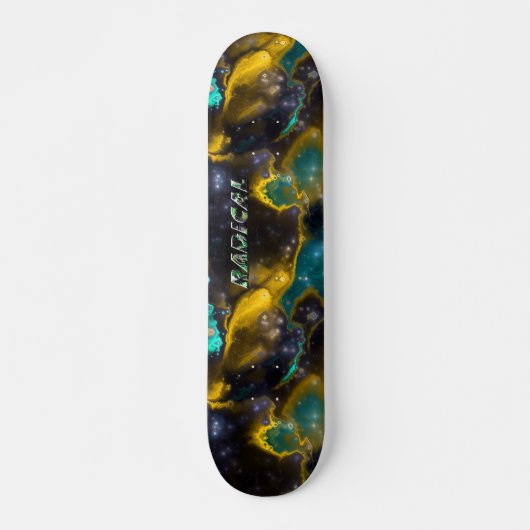 Fractal Nebula 4 Skateboard (Voorkant)