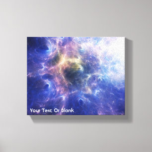 Fractal Nebula Canvas Afdruk