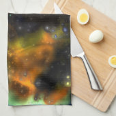 Fractal Nebulae 6 keukenhanddoeken (Quarter Fold)