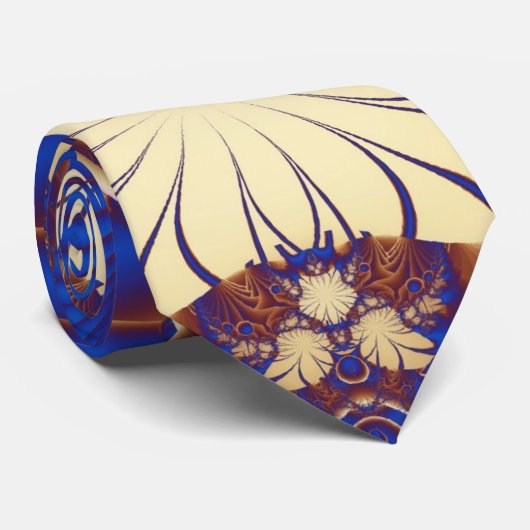 Fractal Necktie 8 Stropdas (Opgerold)