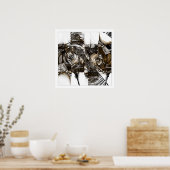 Fractal Nightmares Poster (Keuken)