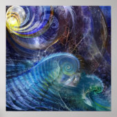 Fractal Ocean Poster (Voorkant)