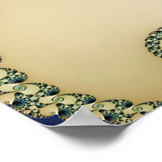 Fractal Octopus Mandelbrot Garden Poster (Hoek)