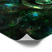 Fractal: oerwoud Boogie Poster (Hoek)