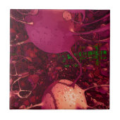 Fractal oerwoud tegeltje (Voorkant)