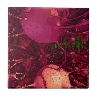 Fractal oerwoud tegeltje