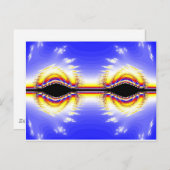 Fractal ogen briefkaart (Voorkant / Achterkant)